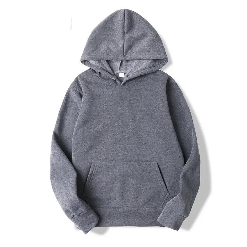 Plain Pullover Fleece Hoodies