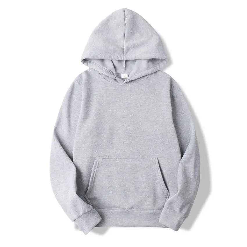 Plain Pullover Fleece Hoodies