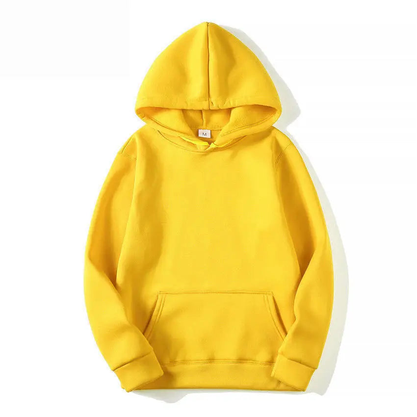 Plain Pullover Fleece Hoodies