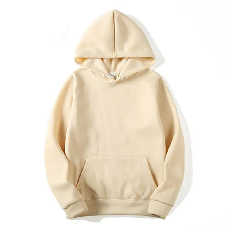 Plain Pullover Fleece Hoodies
