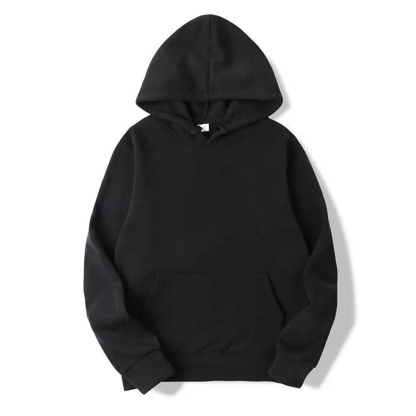 Plain Pullover Fleece Hoodies