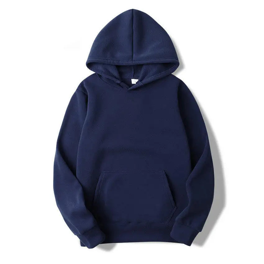 Plain Pullover Fleece Hoodies